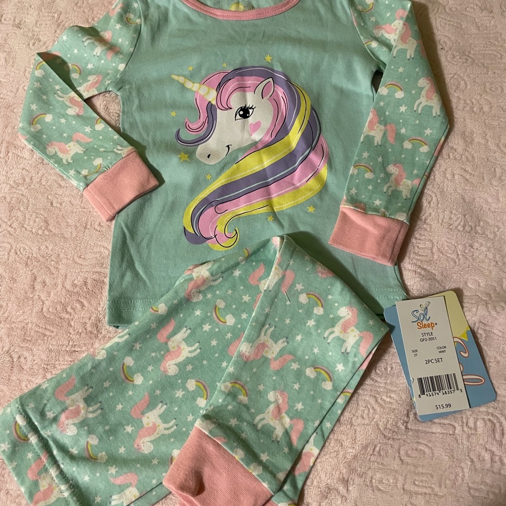 Brand new girl pjs cotton